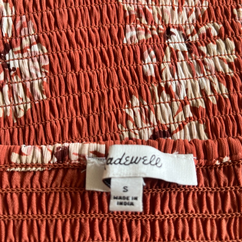 MADEWELL-Puffed Sleeve Crop Top - Picture 3 of 3